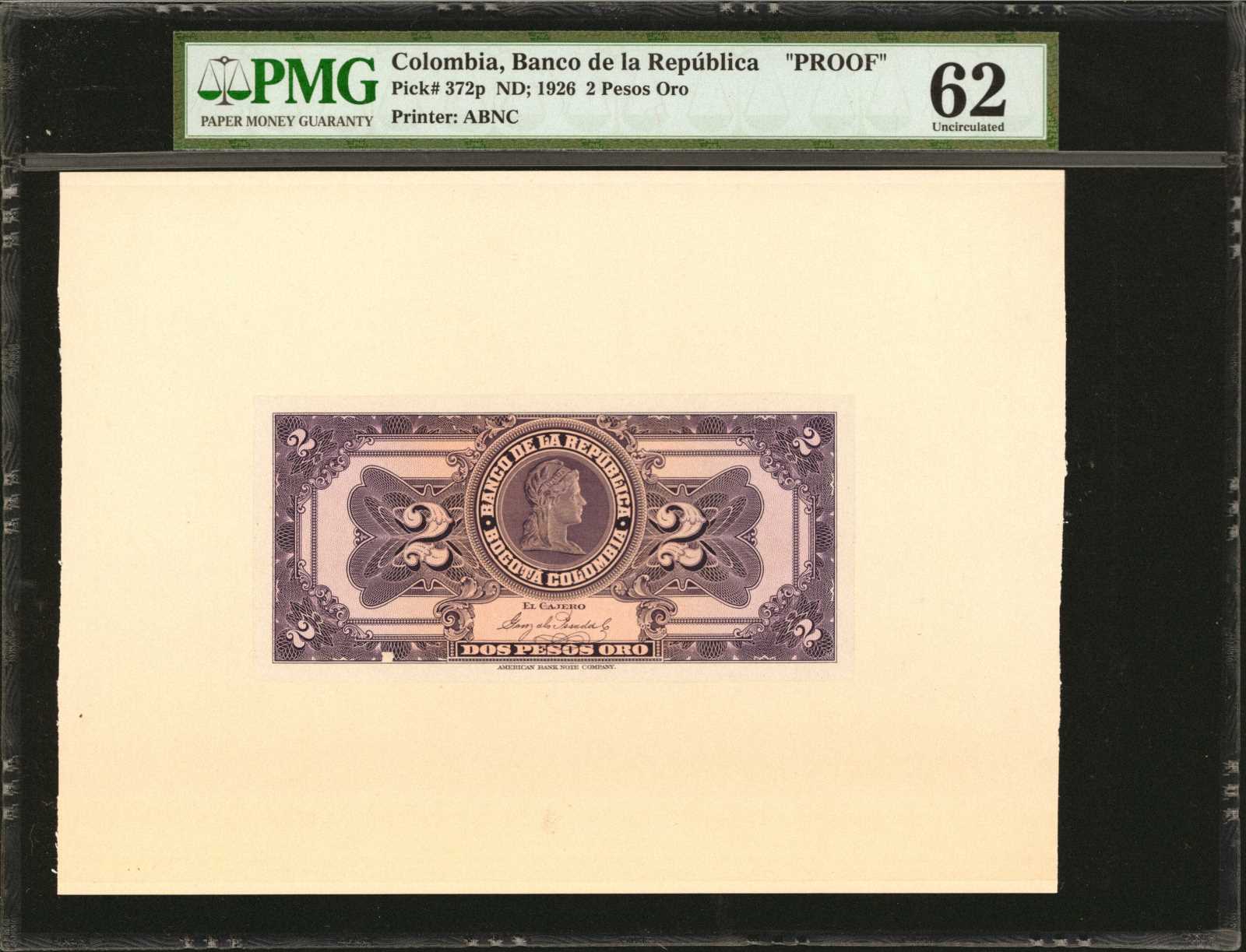 image for: Colombia  2 pesos oro(B913a)