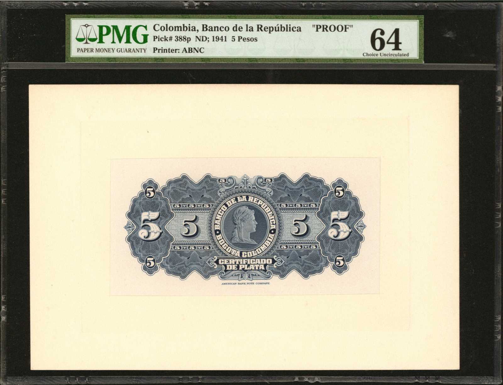 image for: Colombia  5 pesos plata(B936a)