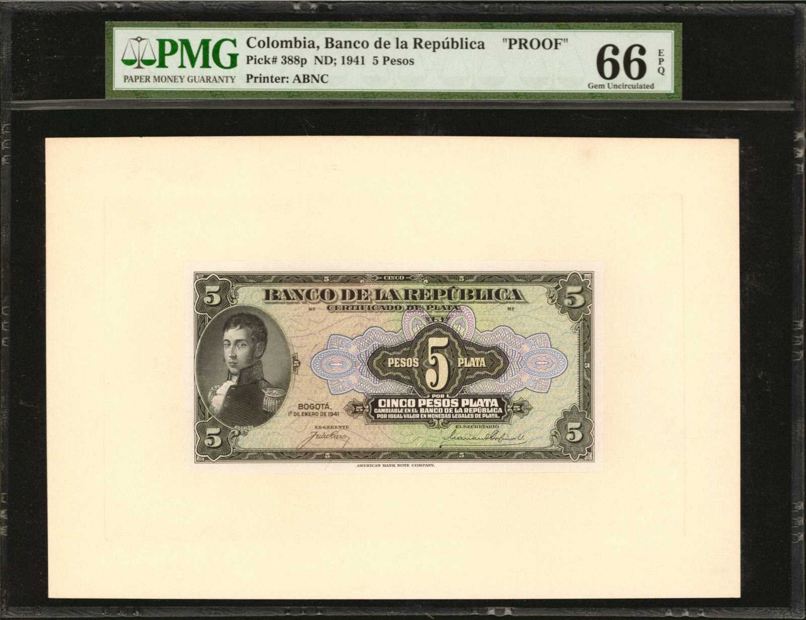 image for: Colombia  5 pesos plata(B936a)