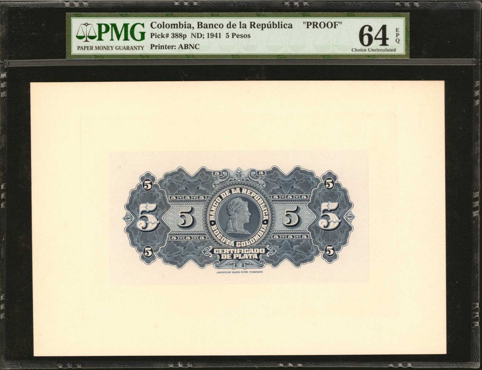 image for: Colombia  5 pesos plata(B936a)
