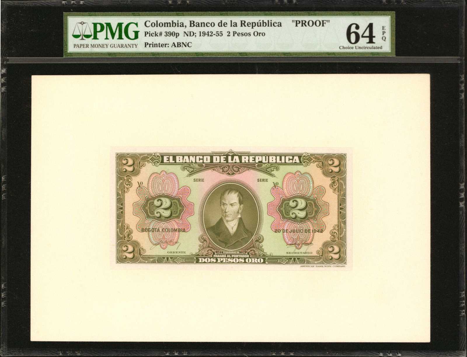 image for: Colombia  2 pesos oro(B923as)