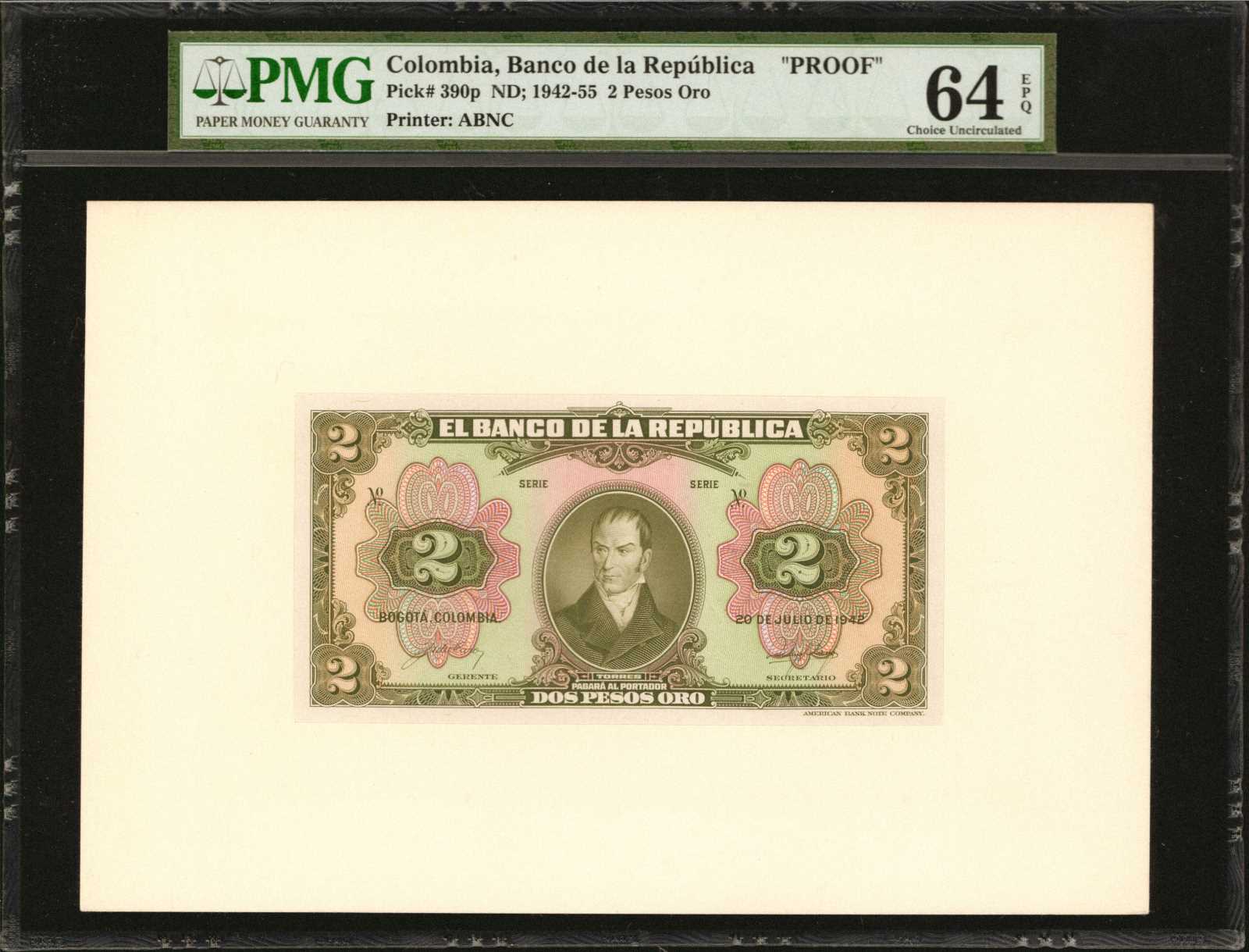 image for: Colombia  2 pesos oro(B923es2)