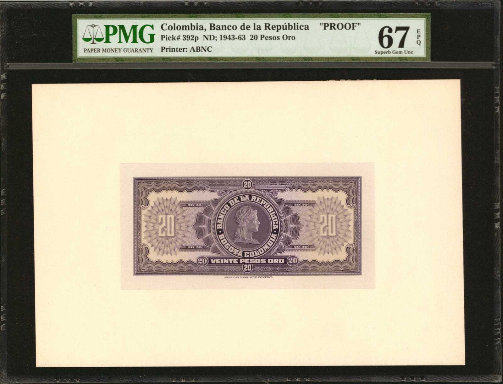 image for: Colombia  20 pesos oro(B926fp)