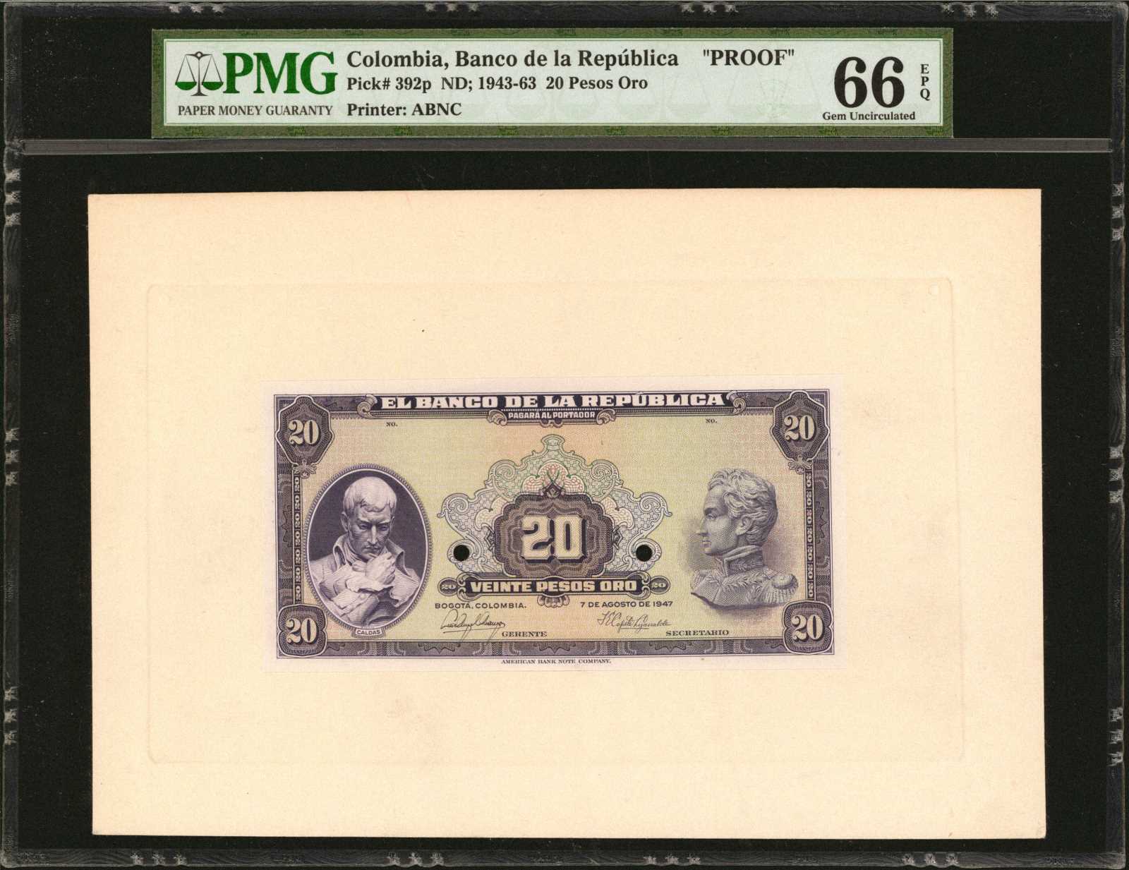image for: Colombia  20 pesos oro(B926es)
