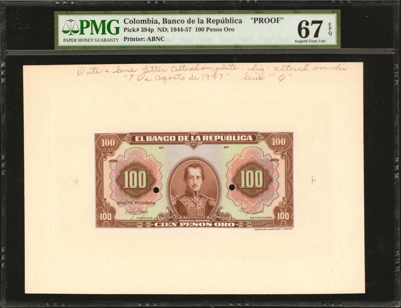 image for: Colombia  100 pesos oro(B928a)