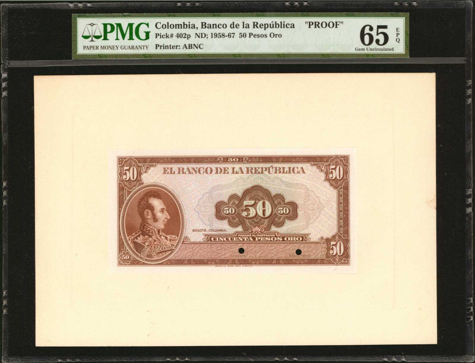 image for: Colombia  50 pesos oro(B943cs)