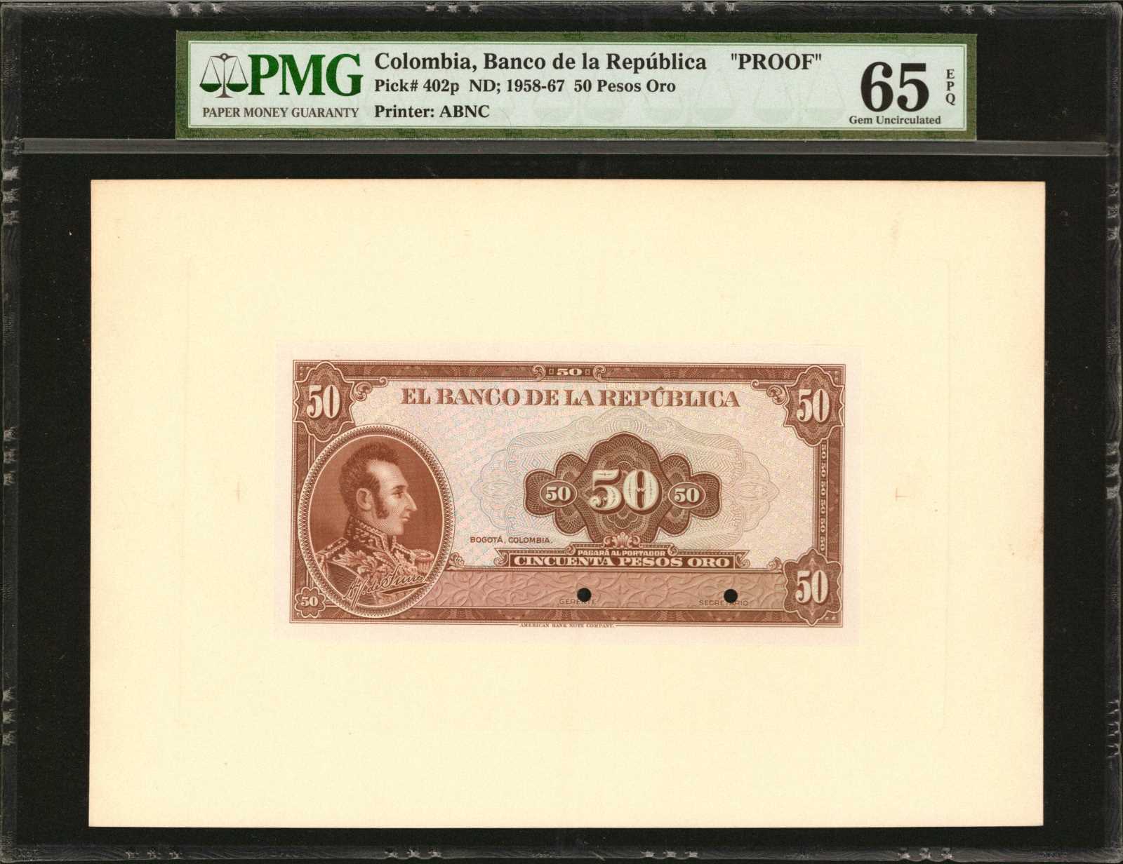 image for: Colombia  50 pesos oro(B943cs)