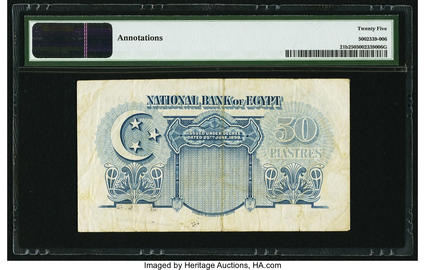 image for: Egypt  50 piastres(B120as2)