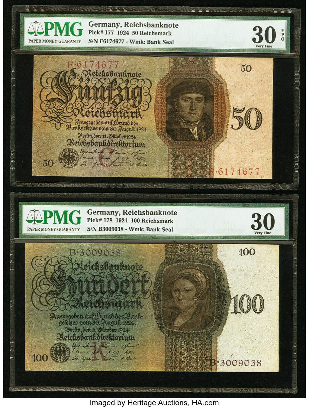 image for: Germany  50 reichsmark (B315a5)