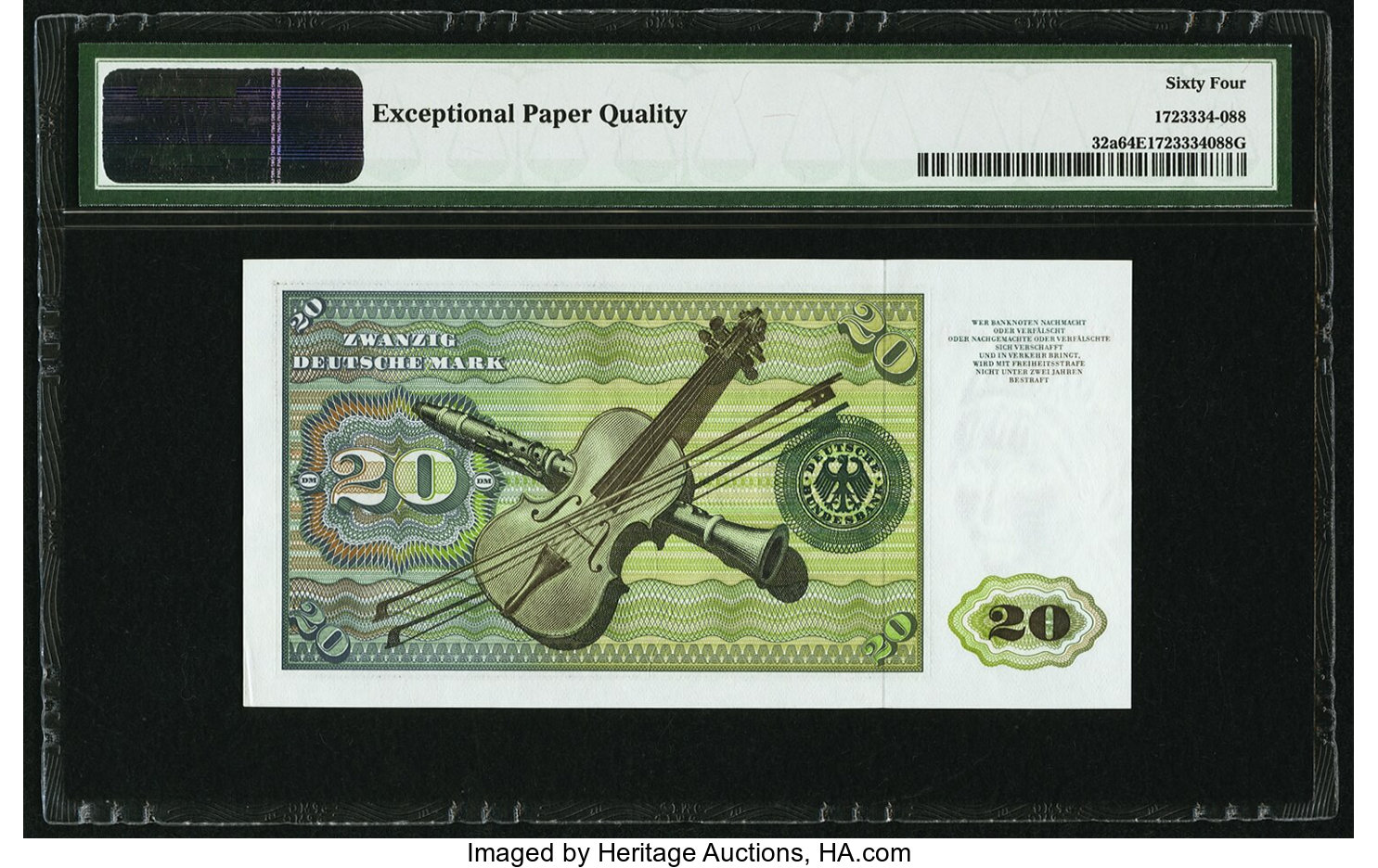 image for: Germany, Federal Republic of  20 deutsche mark (B203d)