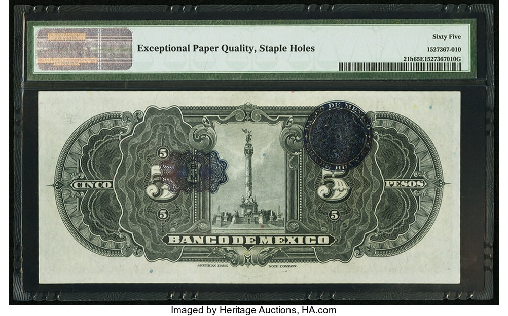 image for: Mexico  5 pesos(B601f)