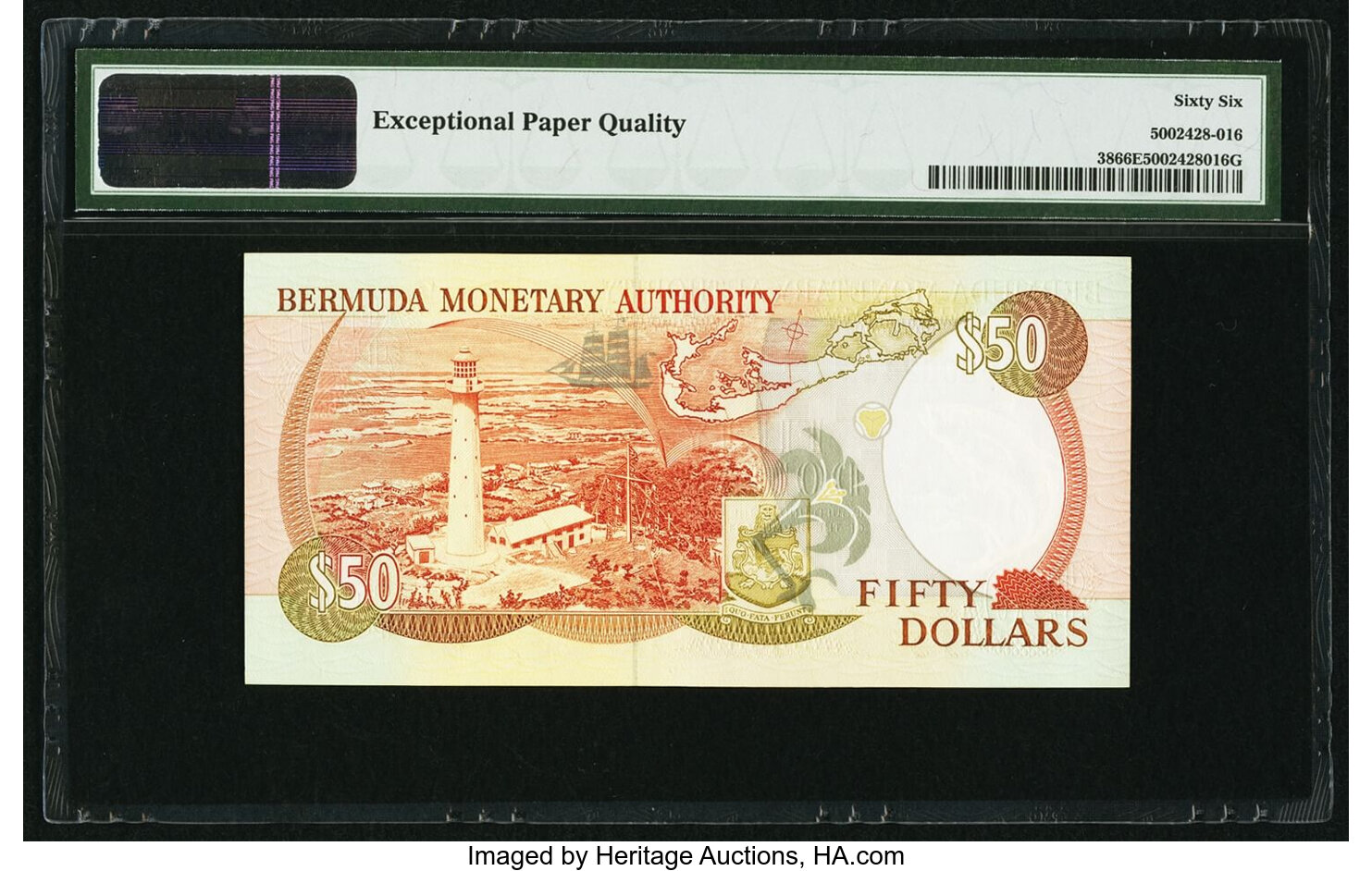 image for: Bermuda  50 dollars (B212a)