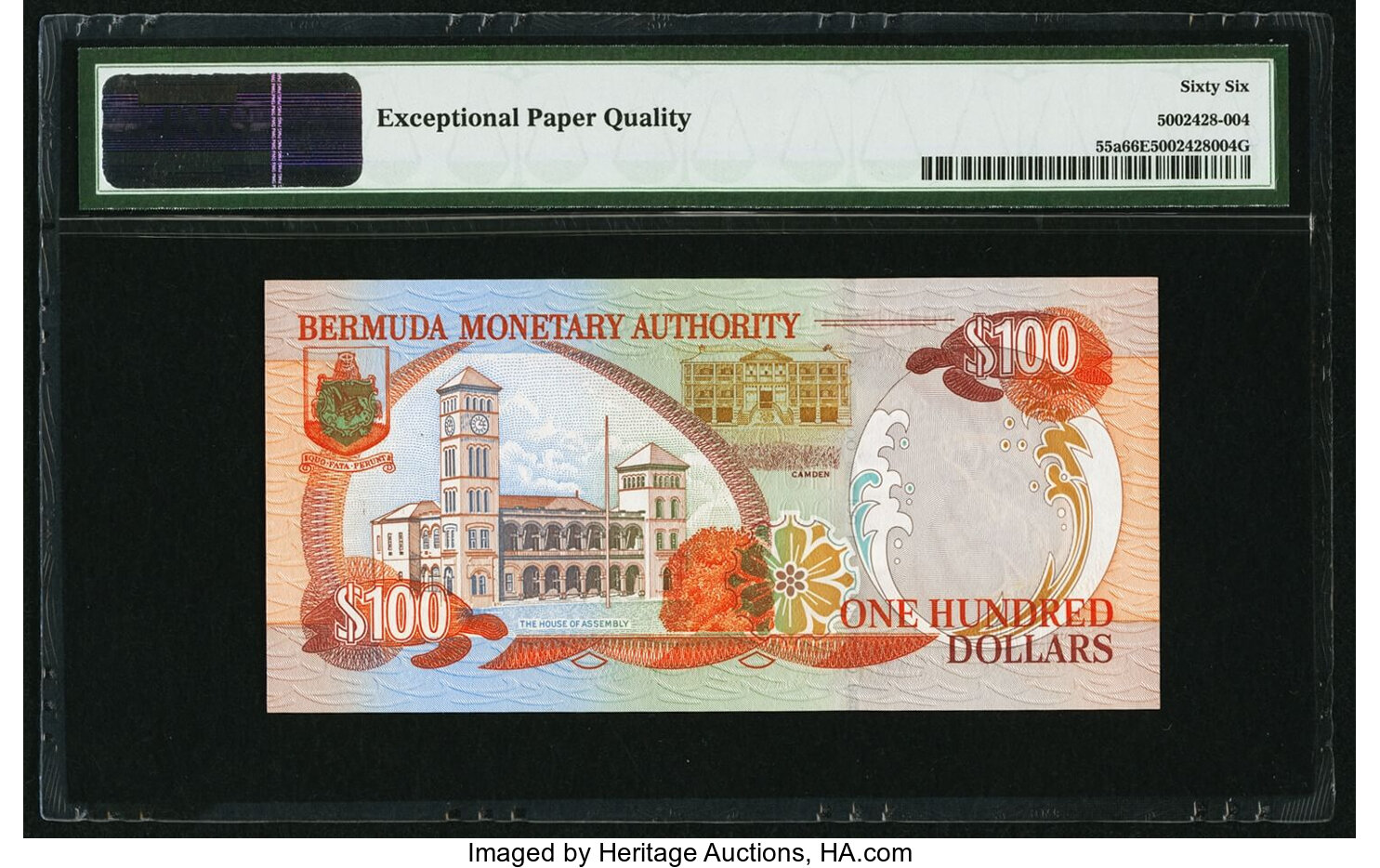 image for: Bermuda  100 dollars (B229a)