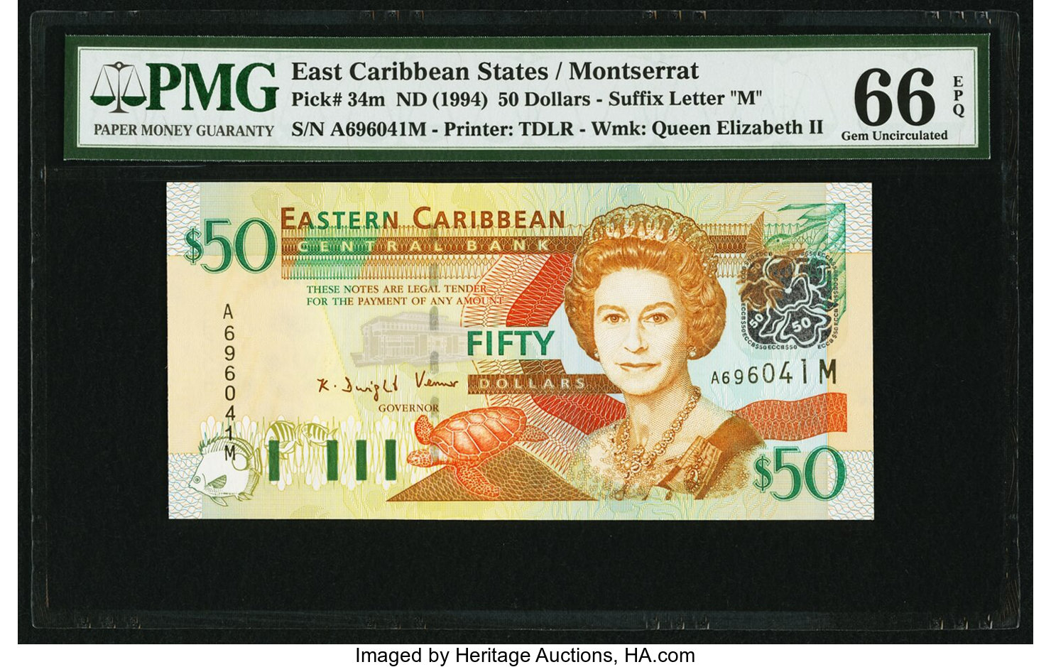 image for: East Caribbean States  50 dollars (B229g)