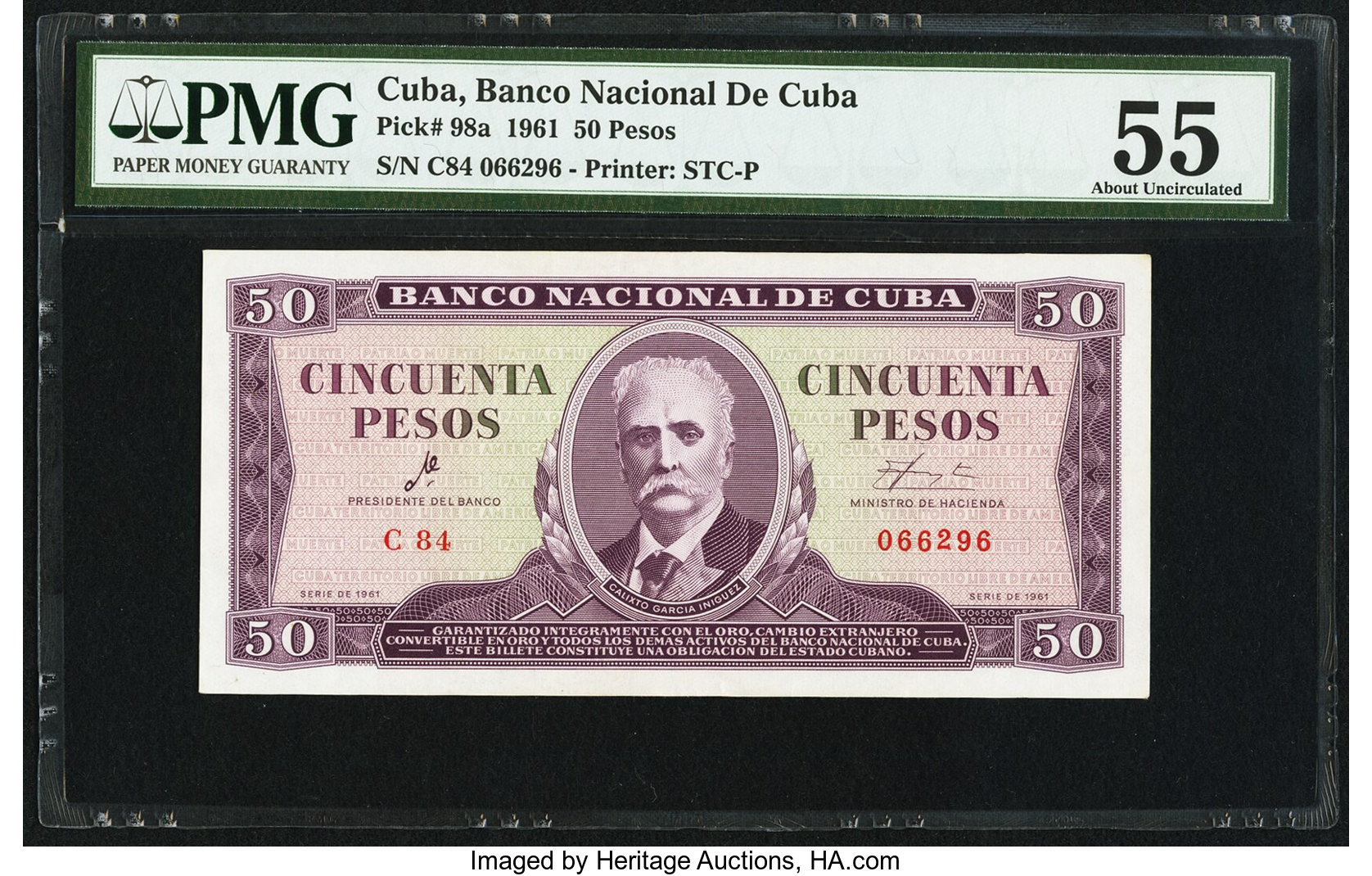 image for: Cuba  50 pesos (B821a)