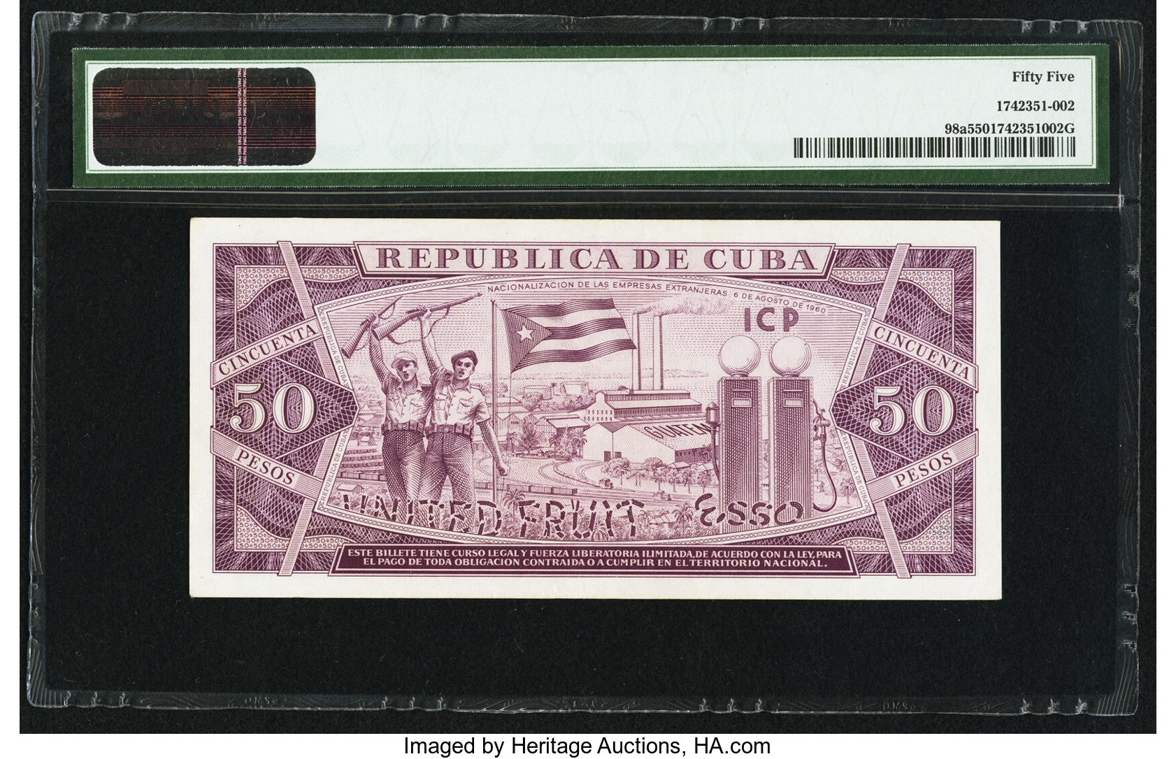 image for: Cuba  50 pesos (B821as1)