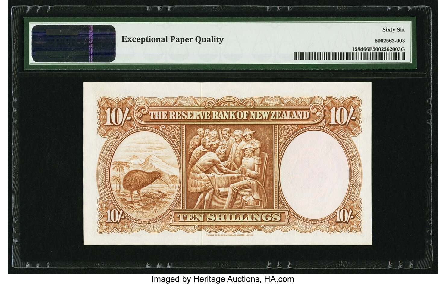 image for: New Zealand  10 shillings (B105d)