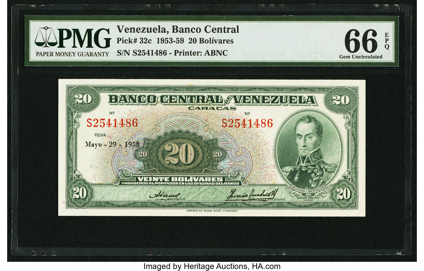 image for: Venezuela  20 bol?vares(B302b)