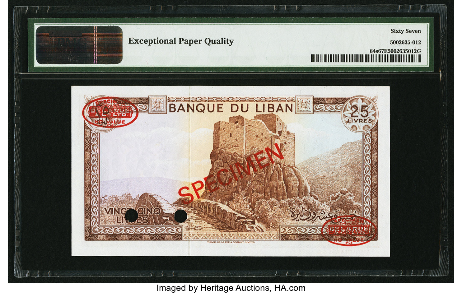image for: Lebanon  25 livres (pounds) (B504ds2)