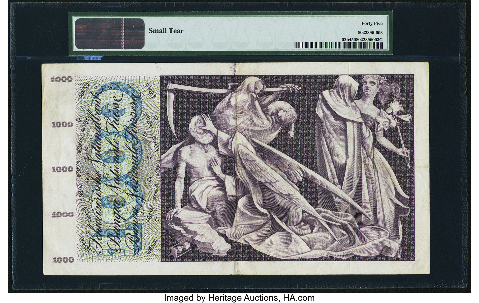 image for: Switzerland  1,000 francs (B336s2)