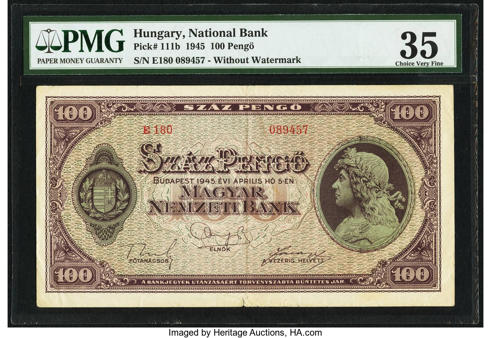 image for: Hungary  100 peng?(B525a)