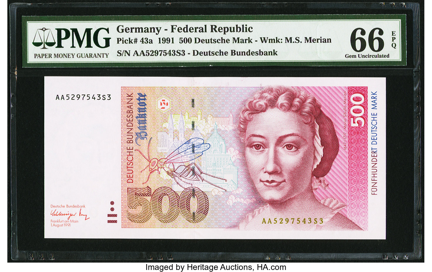 image for: Germany, Federal Republic of  500 deutsche mark (B228az)