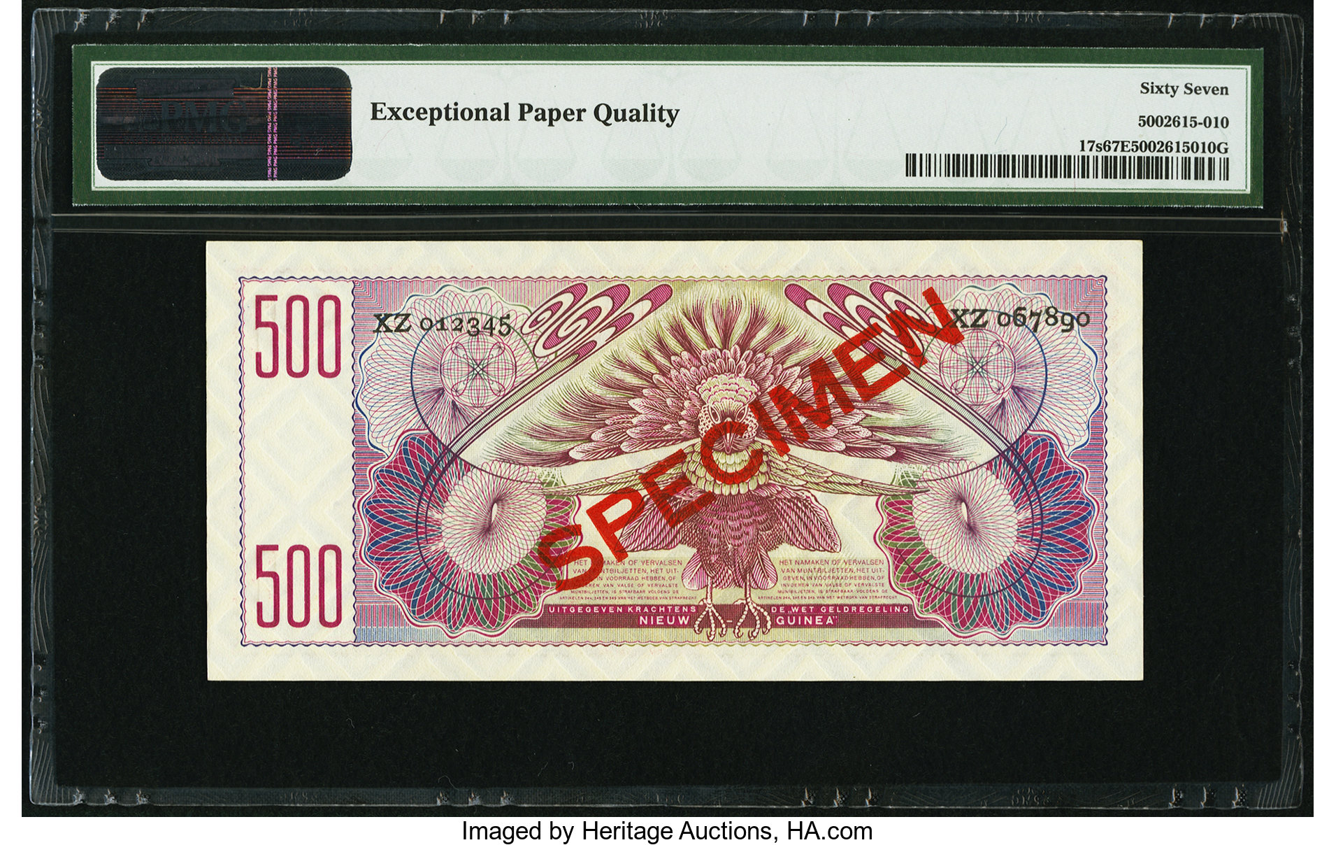 image for: Netherlands New Guinea  500 gulden (guilders)(B207a)
