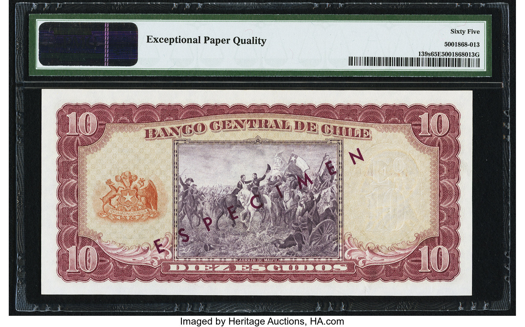 image for: Chile  10 escudos(B274z)