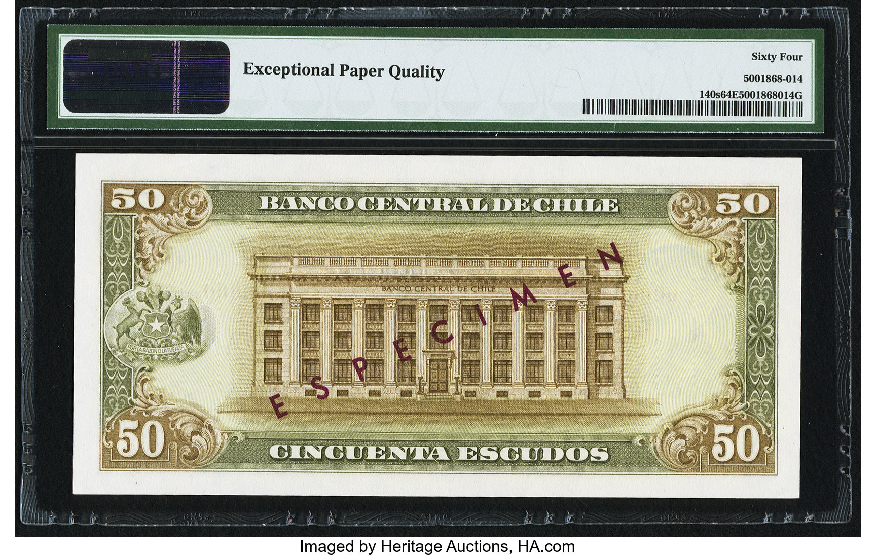 image for: Chile  50 escudos(B275d)