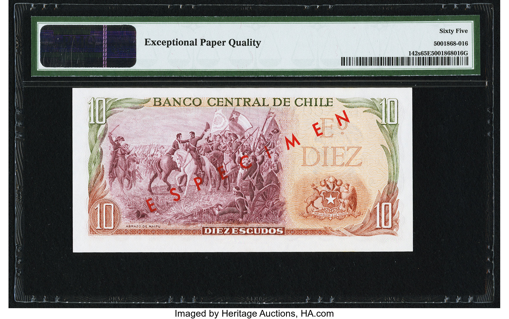 image for: Chile  10 escudos(B277z)