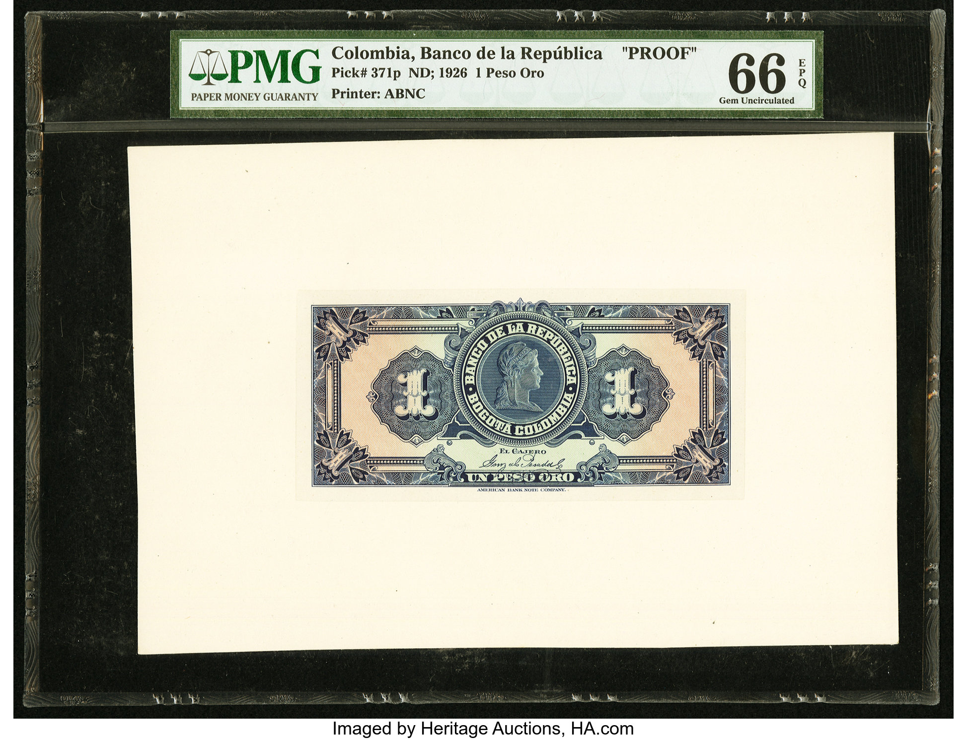 image for: Colombia  1 peso oro(B912as1)