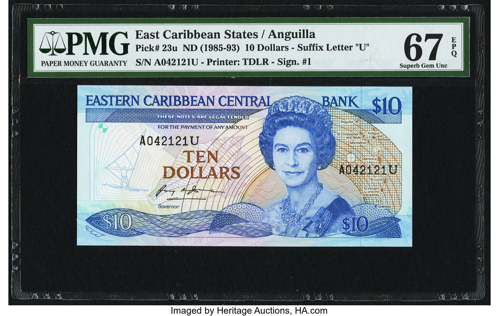 image for: East Caribbean States  10 dollars (B207m1)
