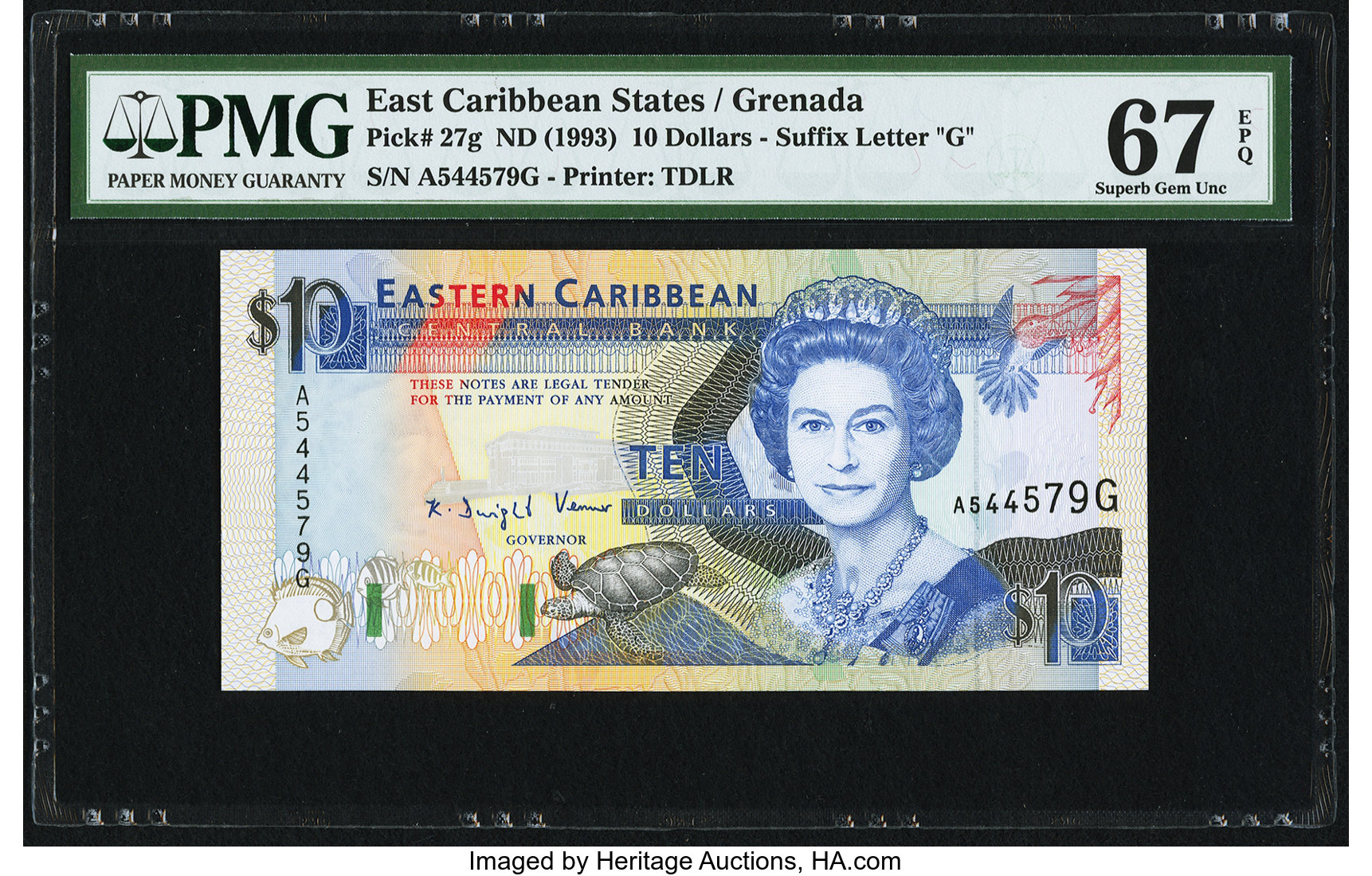 image for: East Caribbean States  10 dollars (B211m)