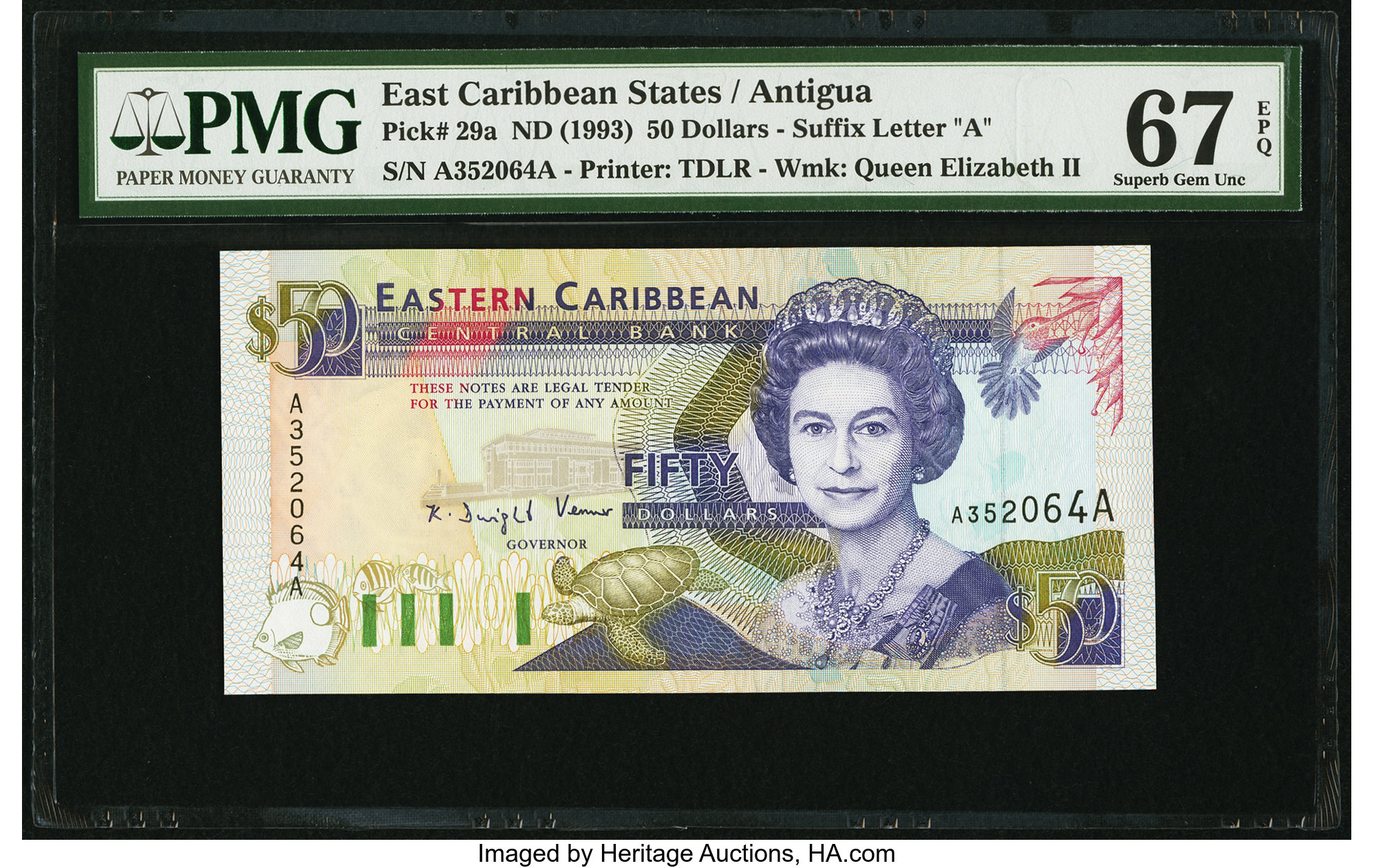 image for: East Caribbean States  50 dollars (B213g)