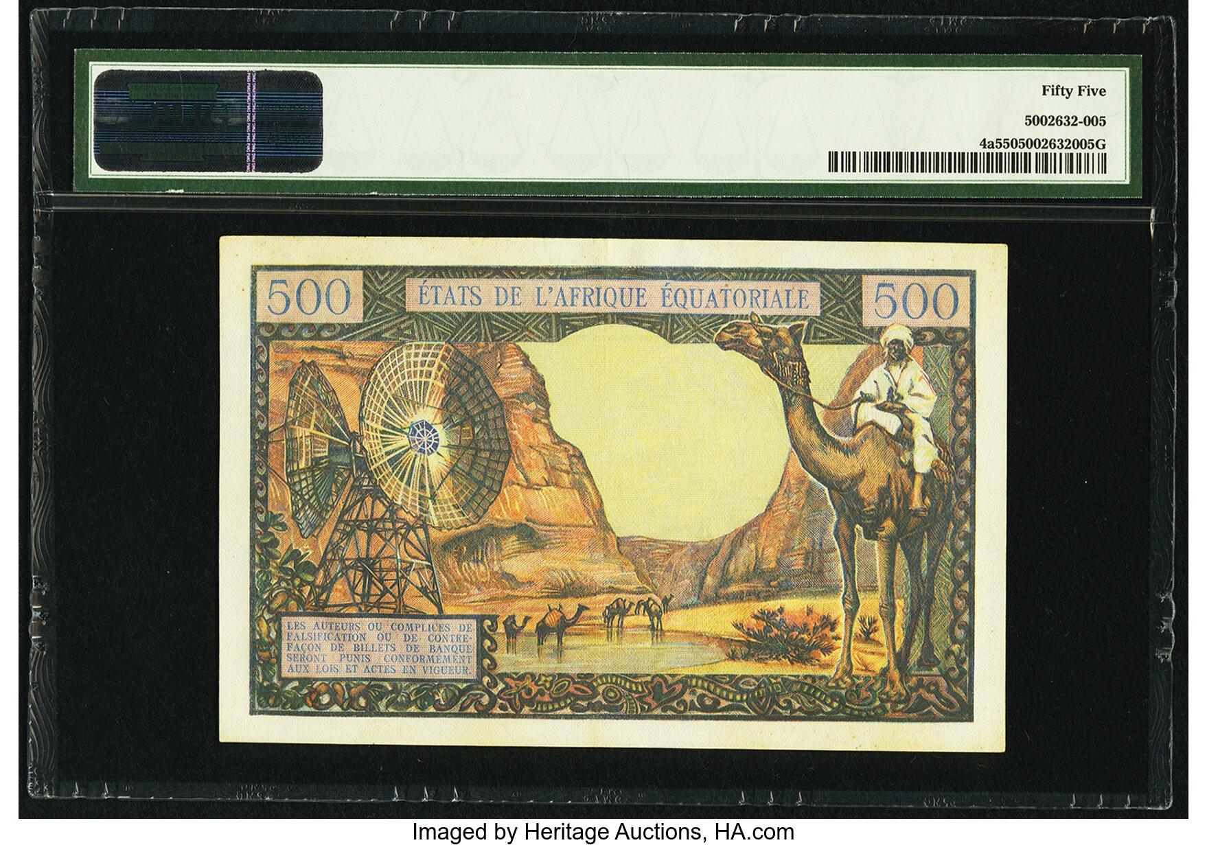 image for: Equatorial African States  500 francs(B202e)