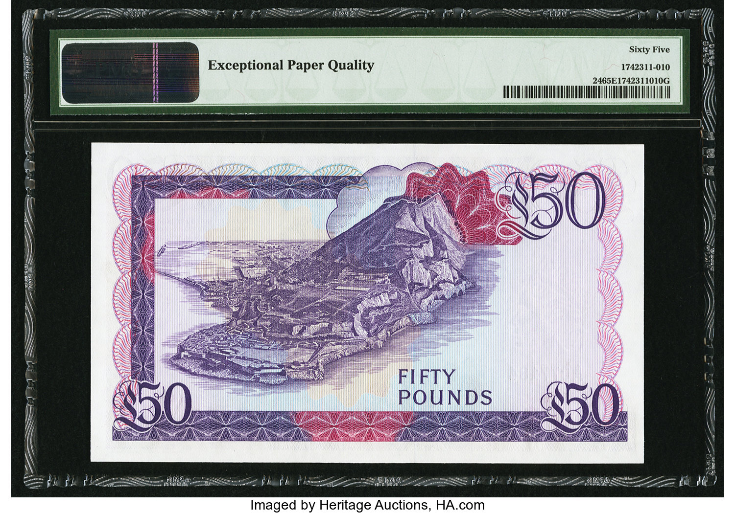image for: Gibraltar  50 pounds (B122as)