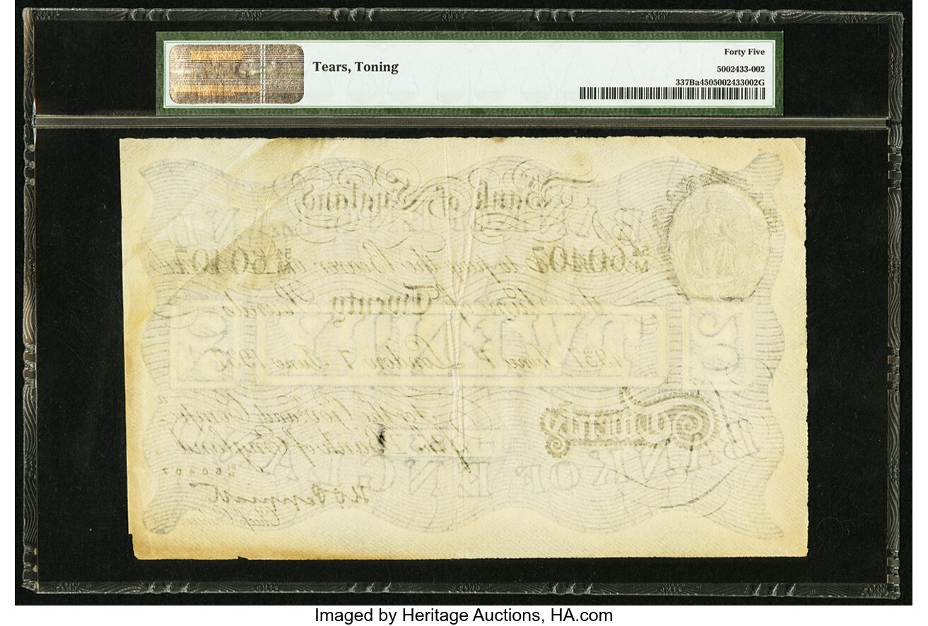 image for: United Kingdom  20 pounds (B163a20)