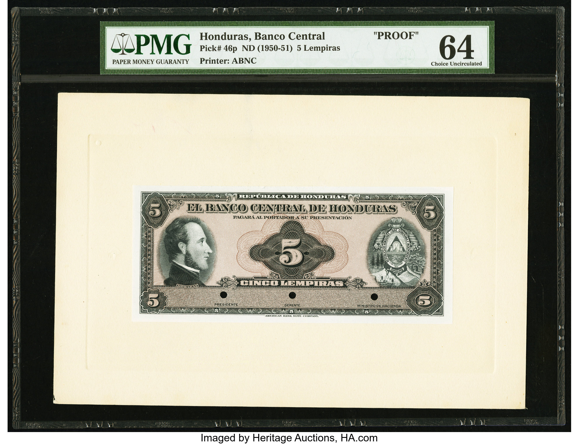 image for: Honduras  5 lempiras (B302d)