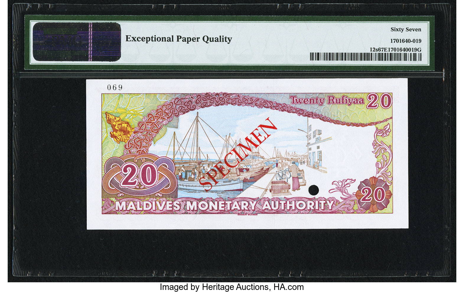 image for: Maldives  20 rufiyaa (B204as2)