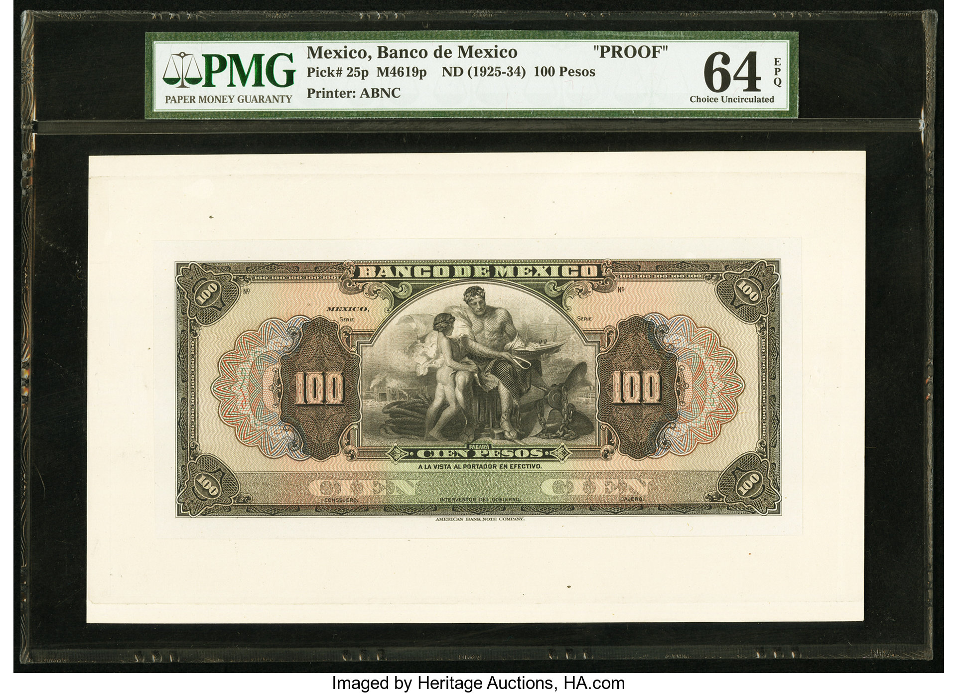 image for: Mexico  100 pesos(B605a)