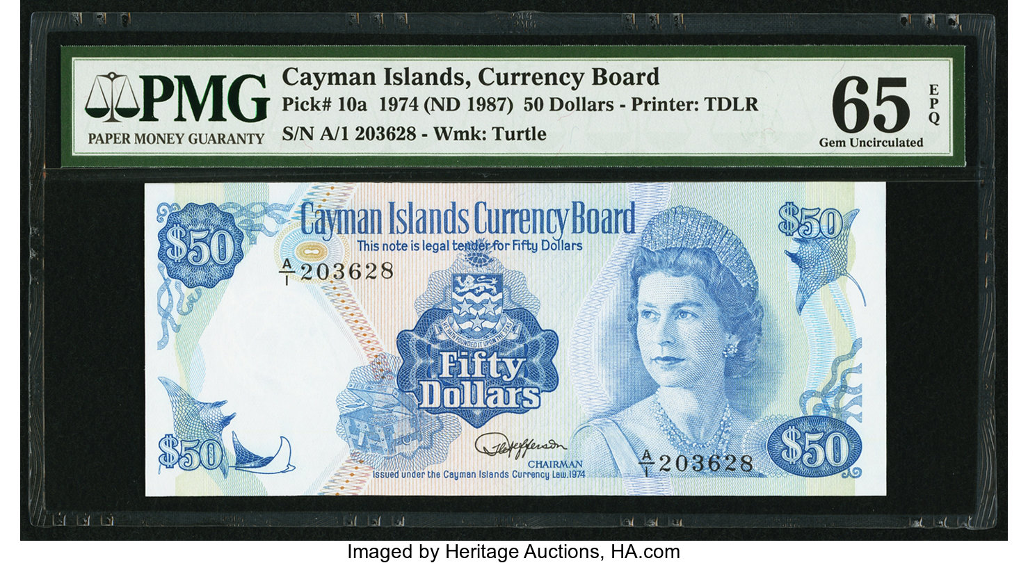 image for: Cayman Islands  50 dollars (B110as1)