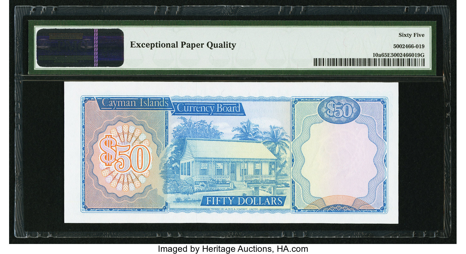image for: Cayman Islands  50 dollars (B110as2)