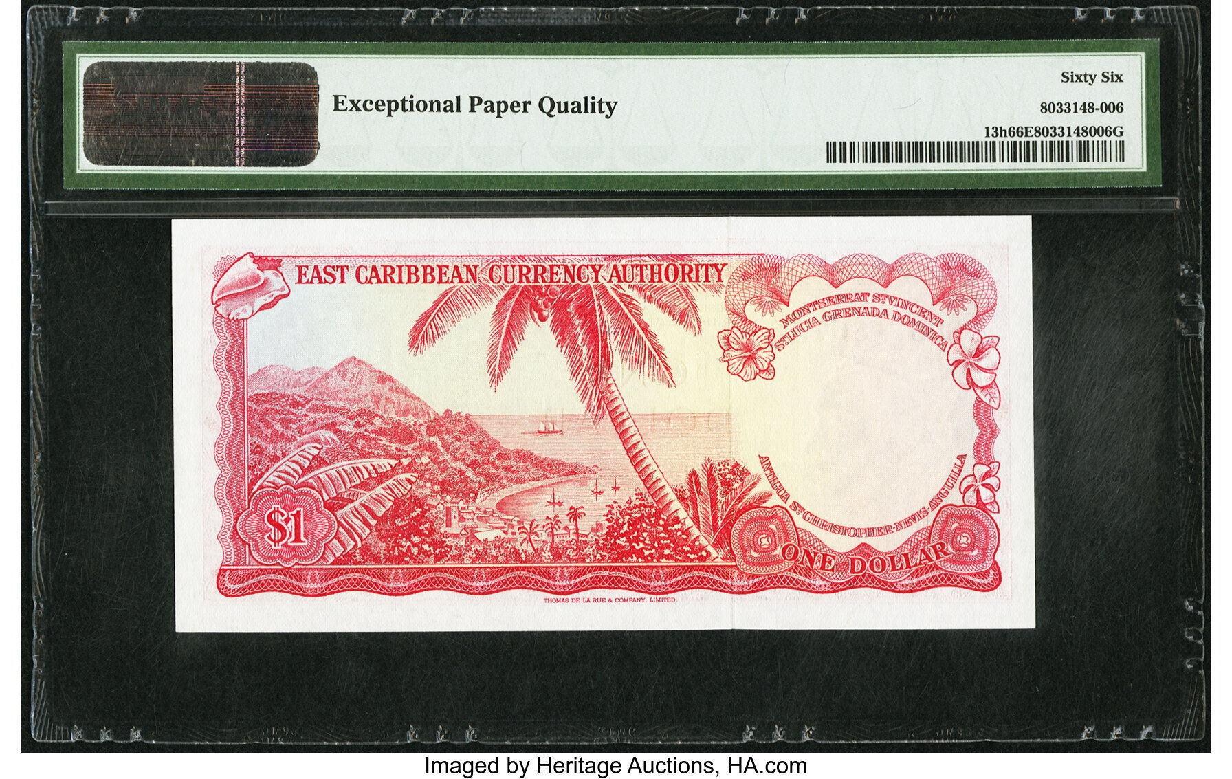 image for: East Caribbean States  1 dollar (B101b4)