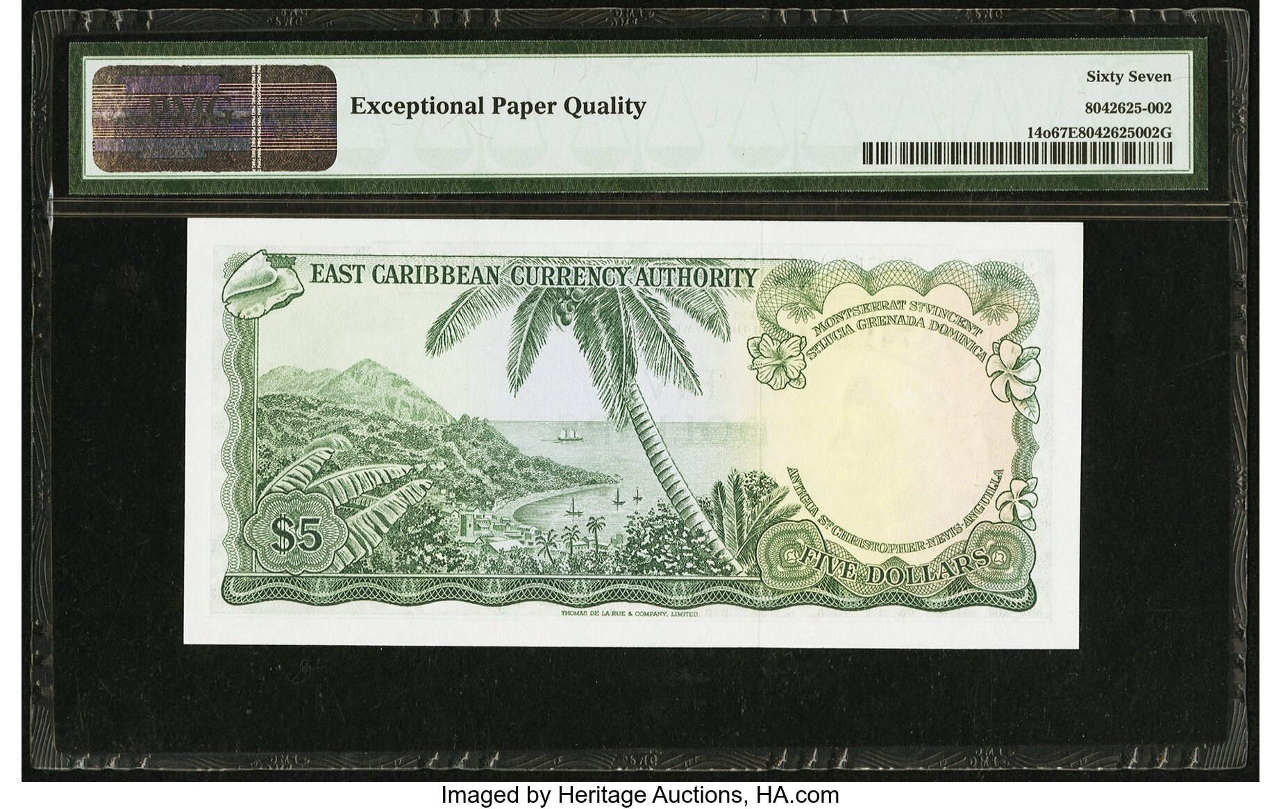 image for: East Caribbean States  5 dollars (B102c9s1)