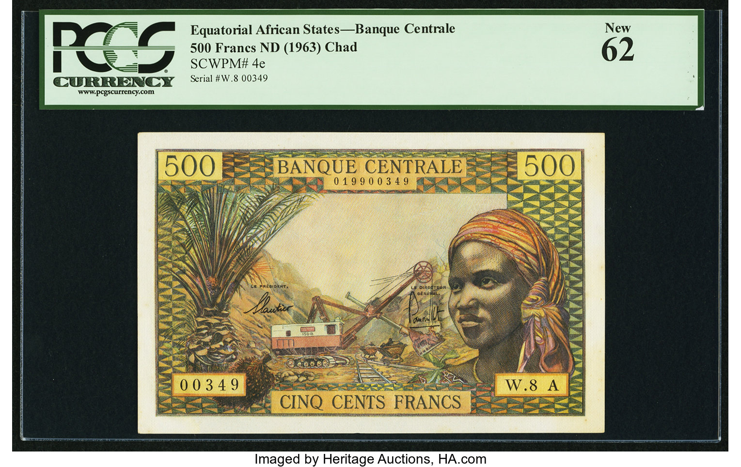 image for: Equatorial African States  500 francs(B202b)