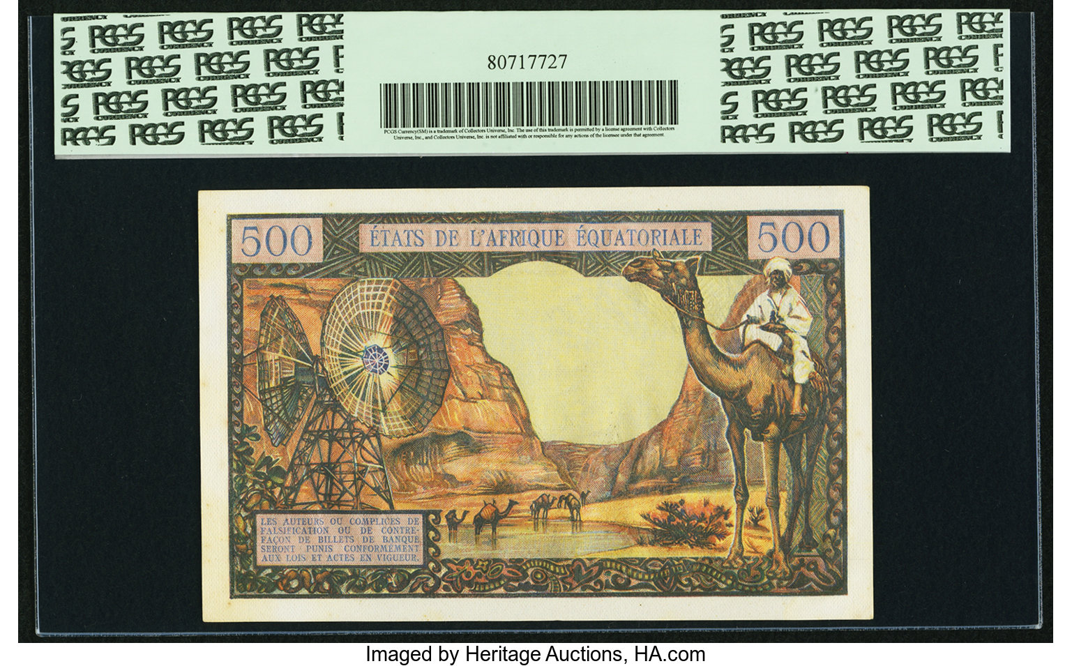 image for: Equatorial African States  500 francs(B202b)