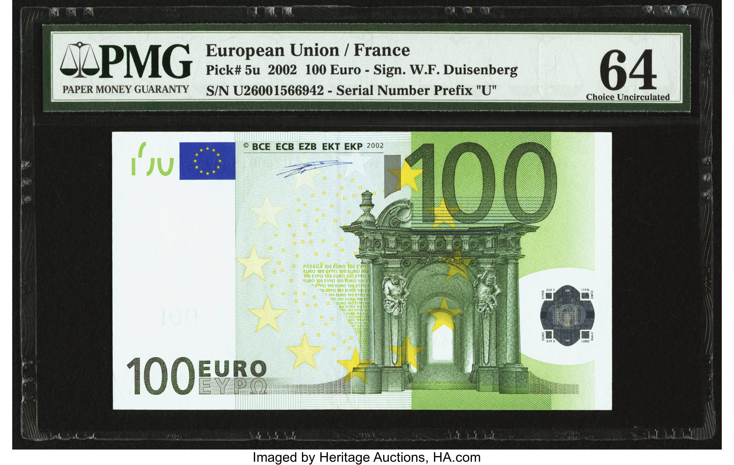 image for: European Monetary Union  100 euro (B105x1)