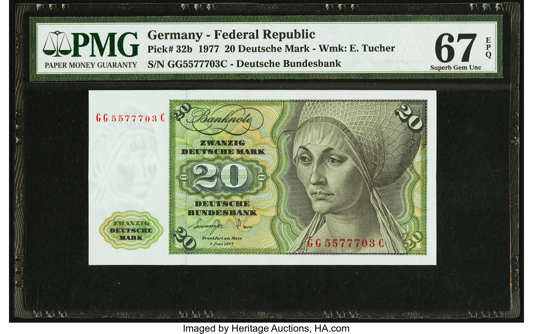 image for: Germany, Federal Republic of  20 deutsche mark (B203e)