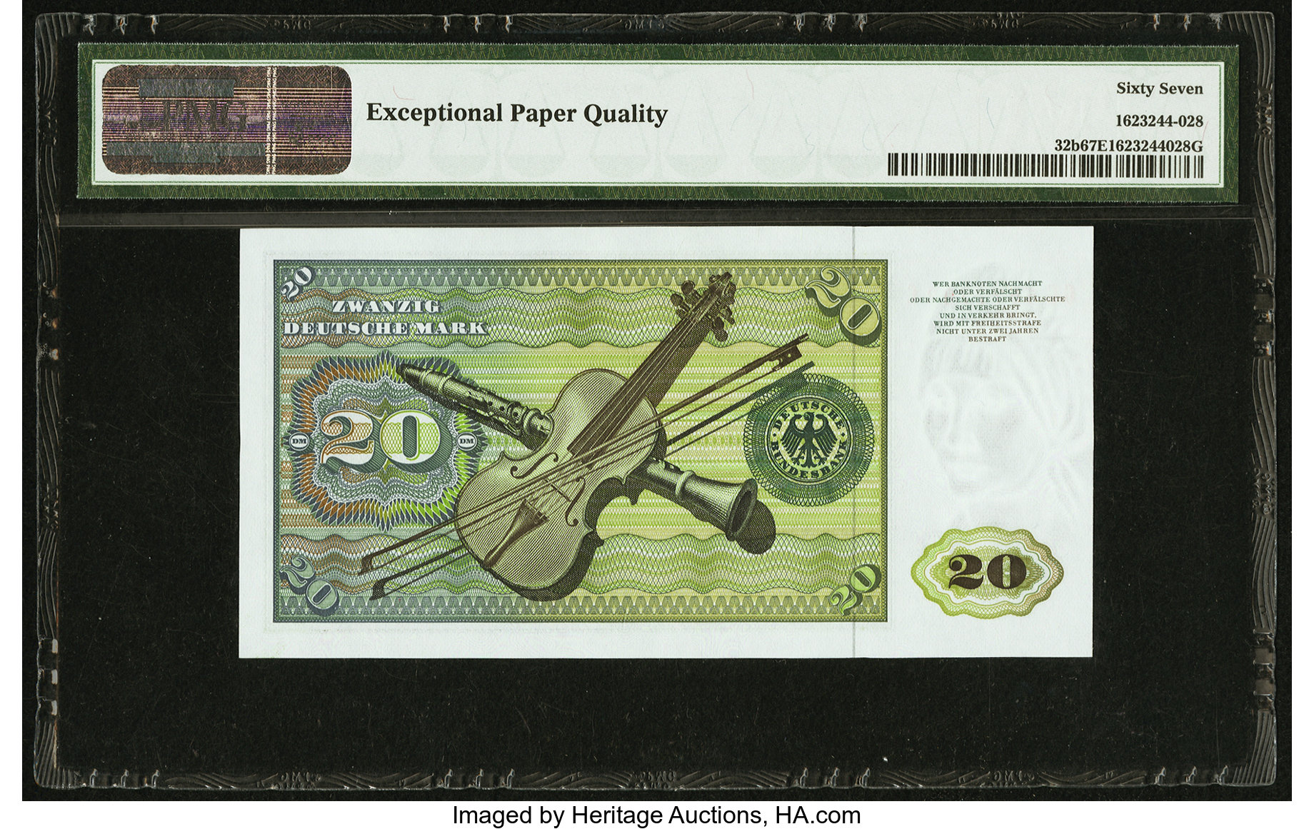 image for: Germany, Federal Republic of  20 deutsche mark (B203e)