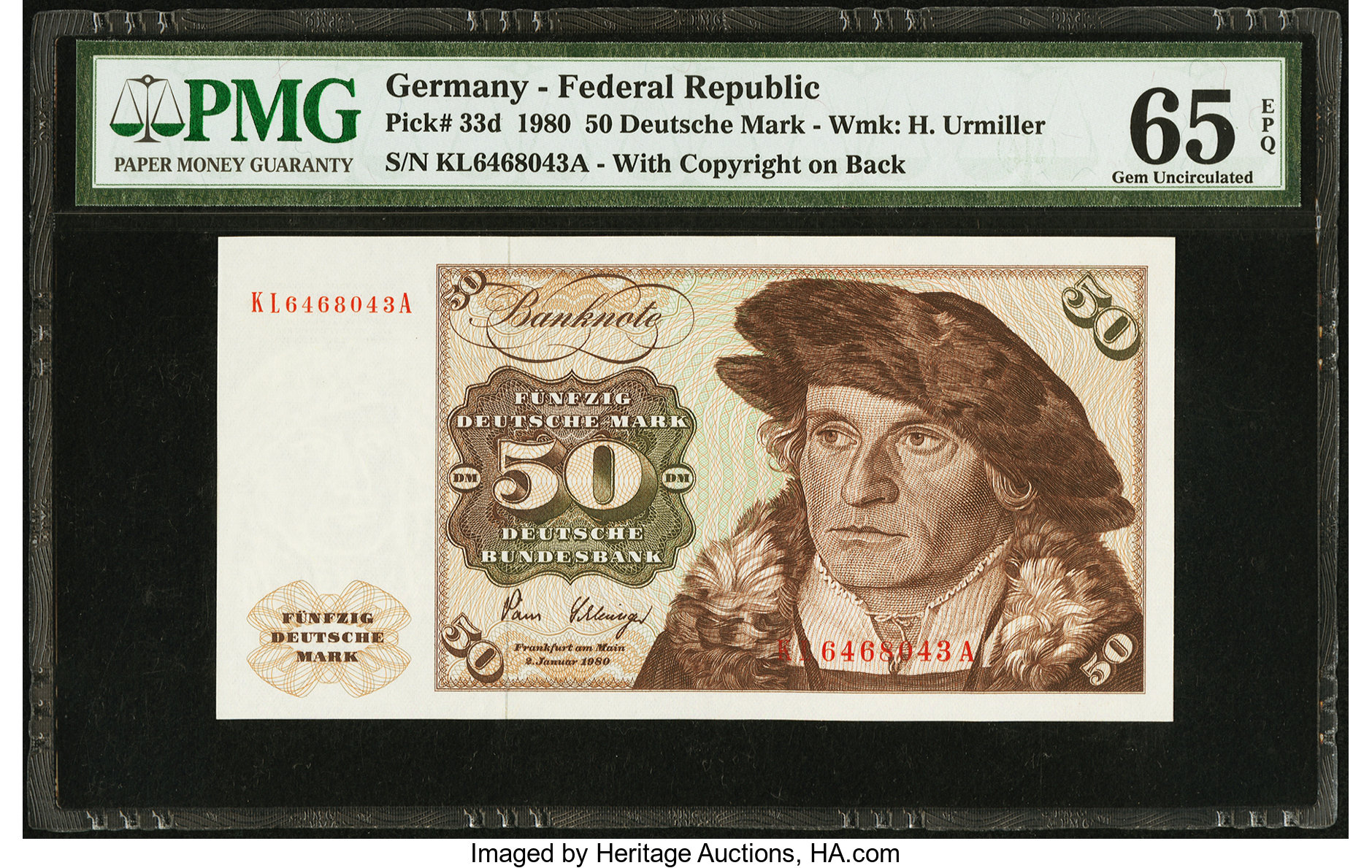 image for: Germany, Federal Republic of  50 deutsche mark (B204e)